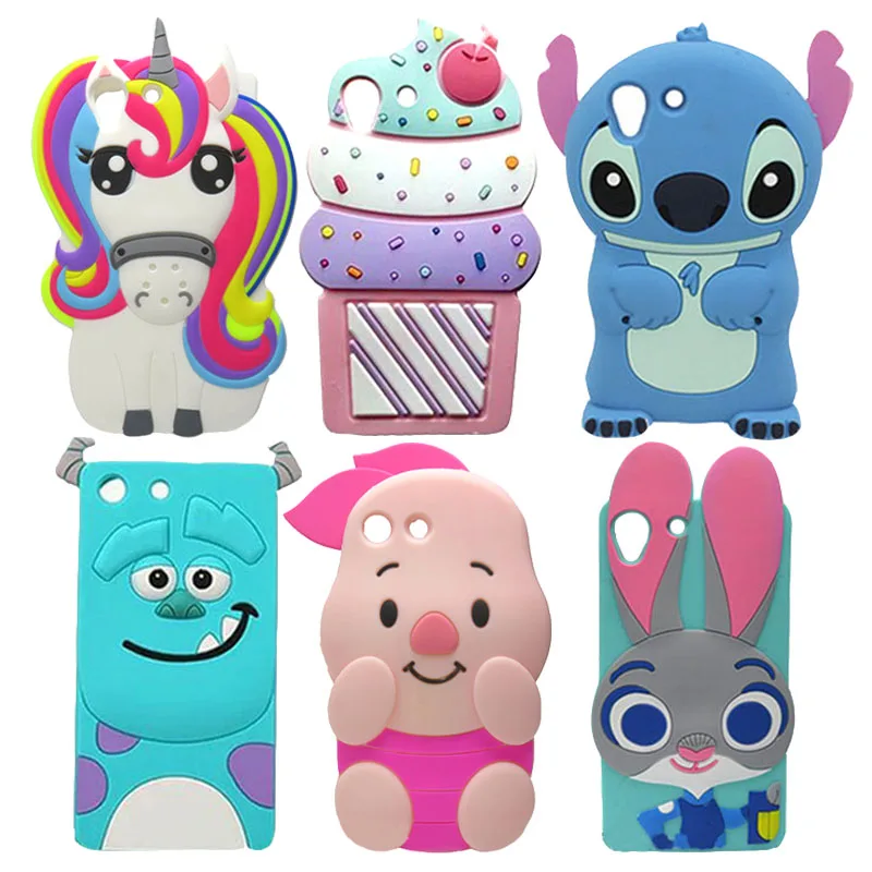 

For Sony Xperia M5 Phone Cases Cute Cartoon Stitch Minnie Rabbit Unicorn Soft Silicone Protective Skin Cover Capa For Xperia M5