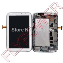 Untuk Samsung Catatan 8.0 N5100 LCD Tampilan Layar Penuh dengan Layar sentuh Digitizer Kaca + bingkai Majelis putih oleh gratis pengiriman