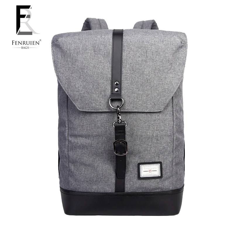 Japanese Style Fenruien Casual Nylon Backpack Men Tablet Rucksack with