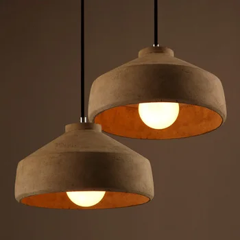

Loft style Pendant Lamp Creative Cement Pendant Lamp personality Restaurant Suspension Luminaire Bar Art Deco Lighting