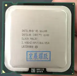 Intel Core2 четырехъядерный процессор Q6600 Процессор 95 Вт (8 M Кэш, 2,40 ГГц, 1066 МГц ФСБ) SLACR GO LGA775 Desktop Процессор