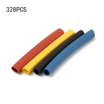 

DIY combination electrical tape 328 pcs heat Shrink Tube insulation casing Household For 2019 color shrink tube set