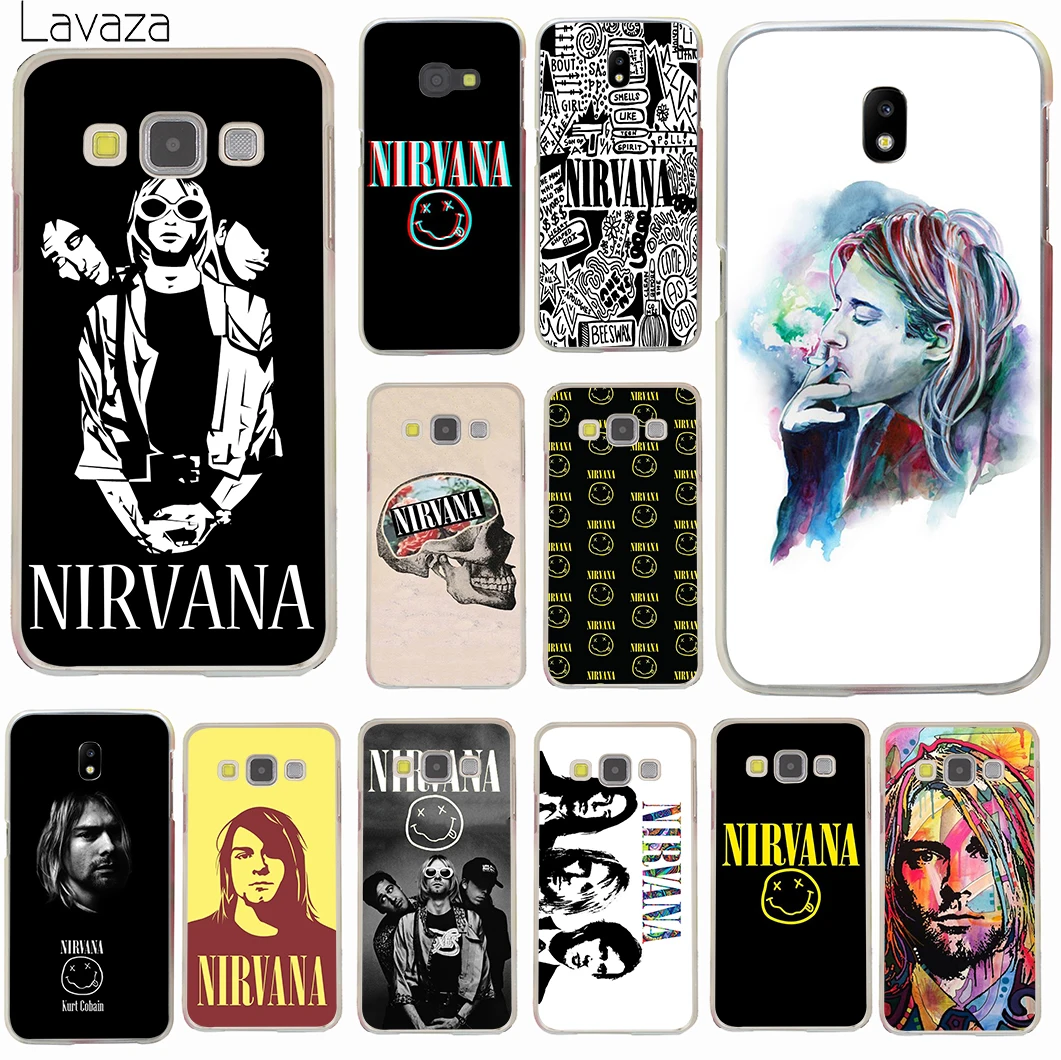 

Lavaza Nirvana Kurt Cobain Hard Phone Case for Samsung Galaxy J6 J3 J1 J2 J5 2015 2016 J5 Prime J7 2017 EU US Version Cover