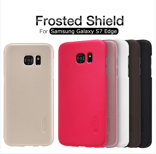 

For Samsung Galaxy S7 Edge Case Nillkin PC Hard Back Cover Case For S7 Edge Protective cover Phone Skin With Screen Protector