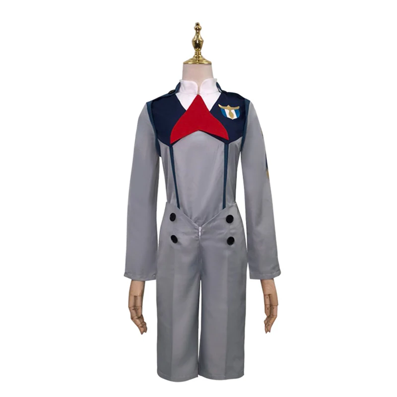 

Anime darling in the franxx kokoro Cosplay Costume Japanese ichigo wig zero two hiro 002 Uniform Suit Outfit MIKU School Sets