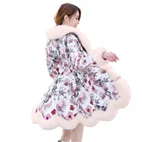 Women-Imitation-Fur-Coat-2017-Winter-New-Fashion-Printing-Down-Cotton-Jacket-Artificial-Fur-Keep-Warm