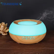 TSUNDERE L Aroma Essential Oil Diffuser Ultrasonic Cool Mist Humidifier LED Night Light for Office Bedroom Living Room Yoga SPA