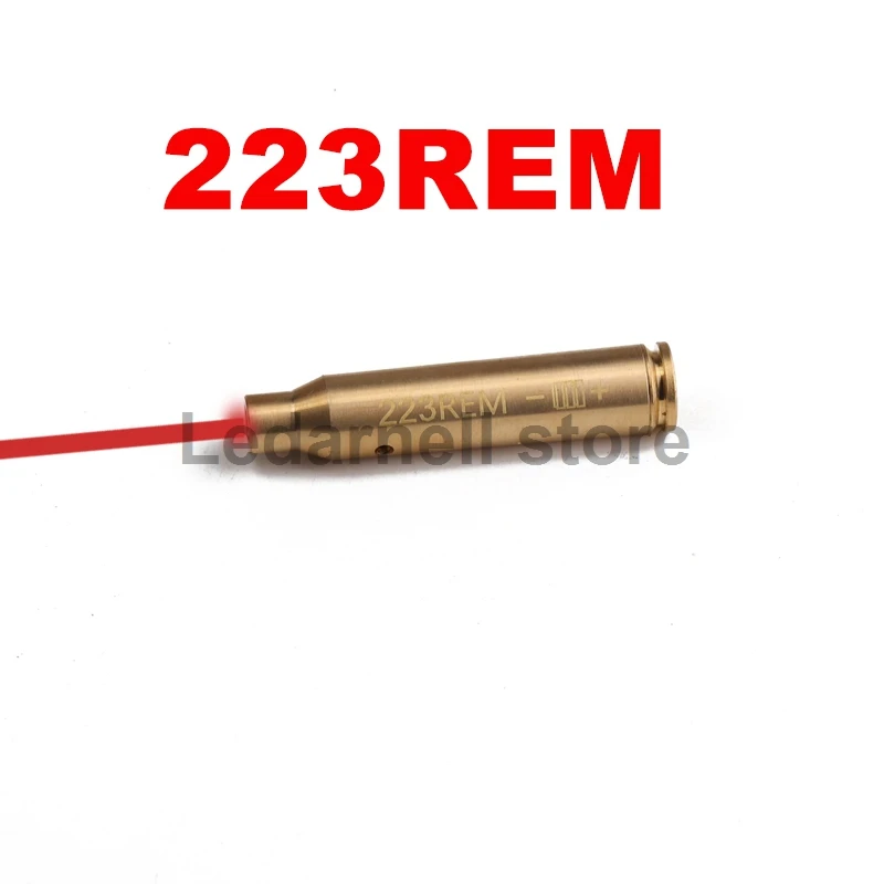 

Ledarnell Tactical Accessories CAL 223 REM Cartridge Calibration Instrument Red Laser Boresighter Collimator for Hunting Rifle