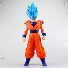 42cm Big Size Cartoon Dragon Ball Z Super Saiyan Son Goku PVC Action Figure Toy Model Doll Dragon Ball Figure