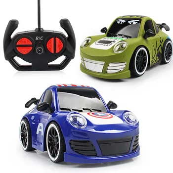 

Electric Superhero Spiderman Superman The Hulk Ironman Batman Robot Car Racing Car Remote Control Robot Car Toys for Gifts