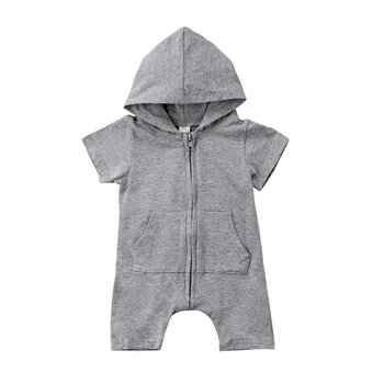 

Newborn Infant Baby Boy Girl Clothes Zip Up Hooded Hoodies Bodysuits Jumpsuit Bodysuit Outfit Clothes