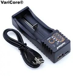 Новый varicore v-10 ЖК-дисплей Зарядное устройство для 3.7 В 18650 26650 16340 18500 цилиндрическая литий Батареи 1.2 В AA AAA NiMH батарея Зарядное устройство