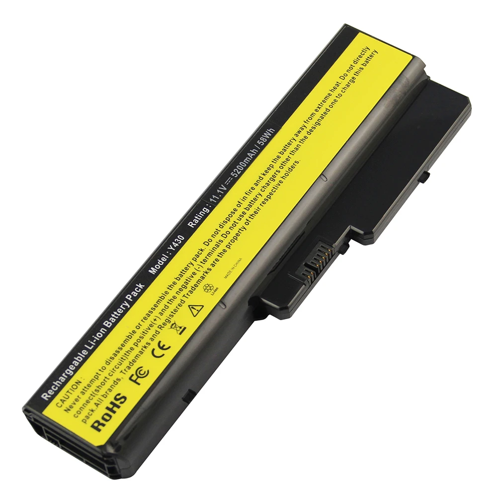 5200mAh for Lenovo Laptop battery IdeaPad V450 V450a Y430 2781 Y430a V450G V430 Y430g 42T4585 42T4586 51J0226 L08O4C02 L08O6C02