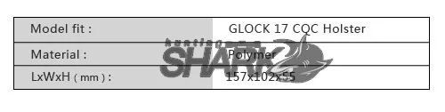PPT Горячая камуфляжная Военная Шестерня тактическая пластиковая кобура для G17 HS7-0030