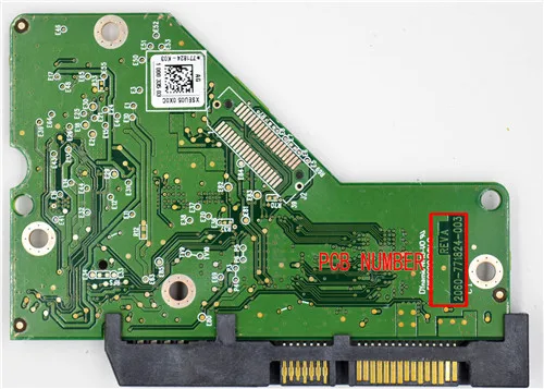 Rev a 2060-771824-003 Rev P1placa de Circuito do Disco Rígido dos Dados Ocidentais 2060 771824 003771824-k03 771824-l03 2060771824003 - Imagem 2