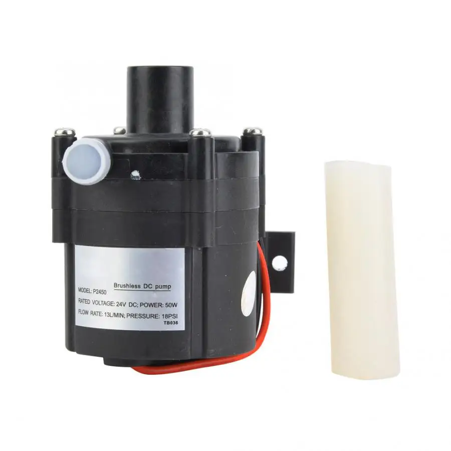 

Industrial Water Cooling Pump P2450 Industrial Grade Water Cooling Pump 24V 2A 50W 13L/min Water Chiller 18PSI