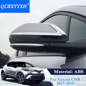 

QCBXYYXH Car Styling Sequin For Toyota C-HR CHR 2017 2018 2019 Rearview Mirrors Decoration Chrome Trim Exterior Trim Accessories
