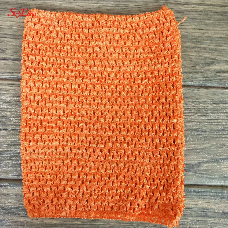 23  20cm Handmade Children Elastic Chest Wrap Baby Tulle skirt Girl Crochet Tutu Tube Tops Wide For Sewing Knitted skirt 5z (54)