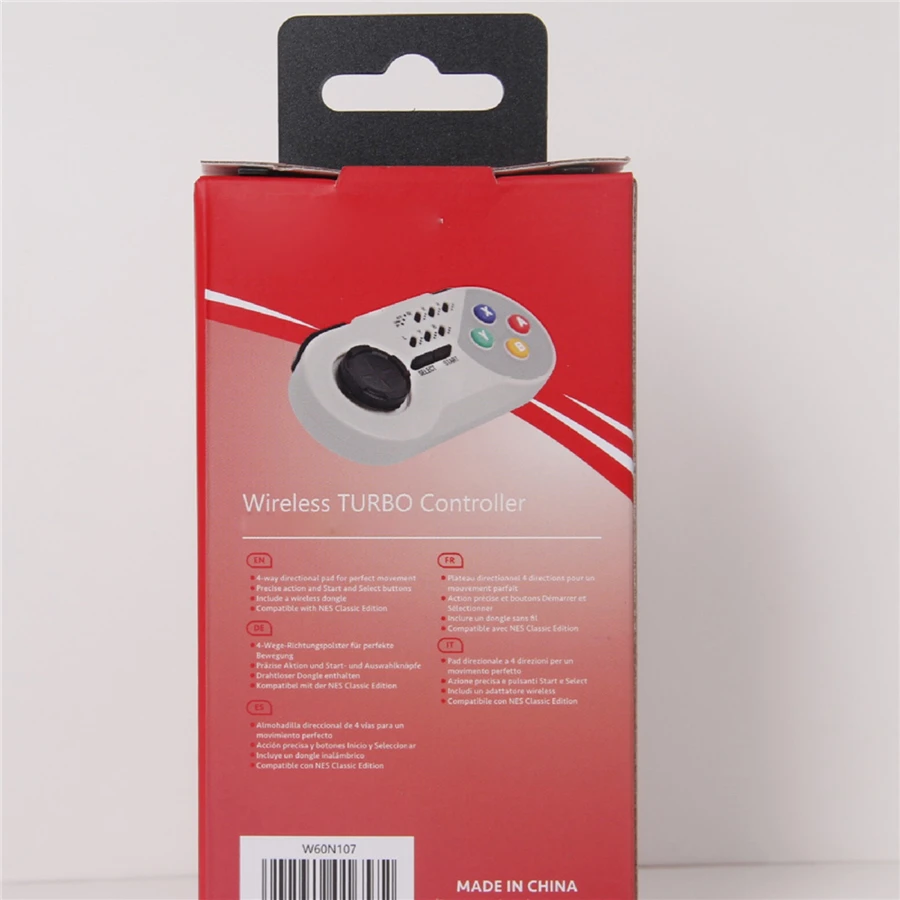 Беспроводной турбоконтроллер для SNES Classic Mini Super Nintendo NES TURBO джойстик Gamapad|Геймпады|