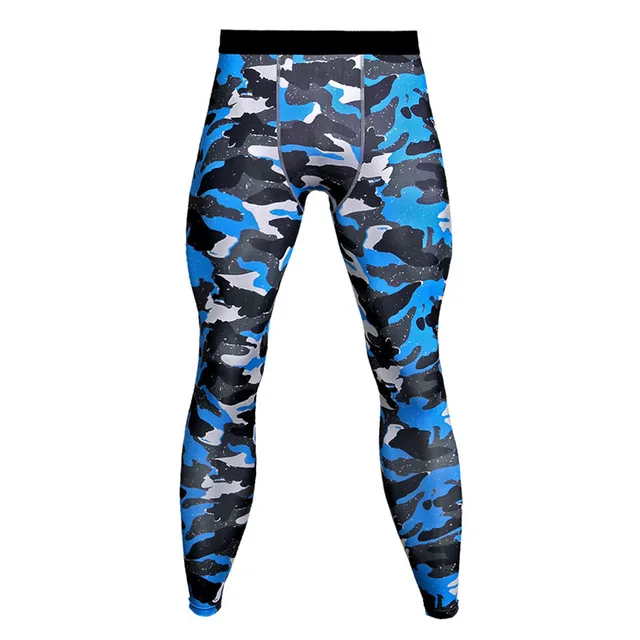 2019 New Men Camouflage Compression Leggings Gym Fitness Pants Running ...