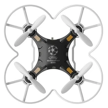 Mini Pocket Drone 4CH 6 Axis Gyro RC Micro Quadcopter with 3D Flip, Headless Mode, One Key Return Nano Copters RTF Mode 2 black