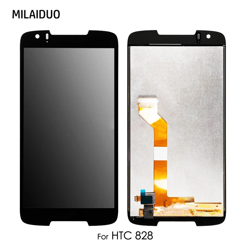 

LCD Display For HTC Desire 828 828W D828 Touch Panel Screen Digitizer Sensor Glass Black No Frame Full Assembly Replacement