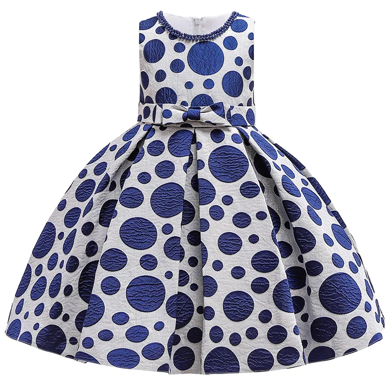 

Kids Tutu Birthday Princess Party Dress for Girls Infant Dot Beading Children Bridesmaid Elegant Dress for Girls Clothes