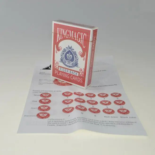 Koop Gemarkeerd Dek Goocheltrucs Speelkaart Close Up Straat Illusion Gimmick Magia Speelgoed Joke Klassieke Magie Fun