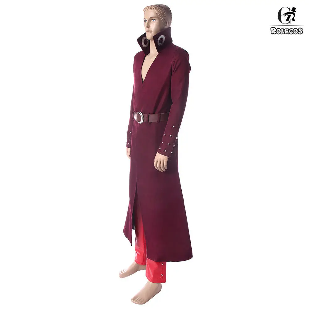 Details about / The Seven Deadly Sins Fox/'s Sin of Greed Ban Coat Pant Outfit Cosplay costume#58