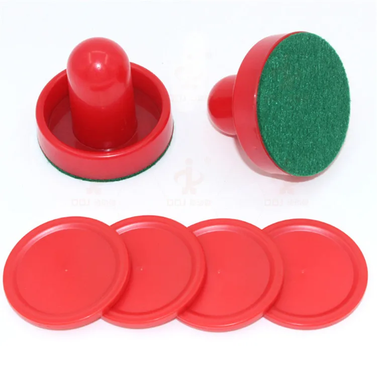 Air Hockey Accessories 60mm Goalies& 50mm Puck Felt Pusher mallet Adult Table games entertaining toys