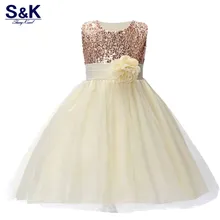 Детское платье с цветочным узором для девочек на свадьбу праздничное платье принцессы, вечернее платье для выпускного вечера, платье для маленьких девочек на день рождения, XQ-154
