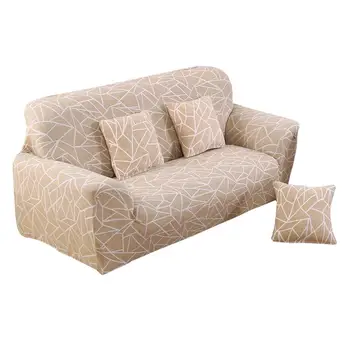 

High Elasticity Fabric Couch Covers Sofa Cover Triple Seat Slipcover with Pillowcase (Free Space)