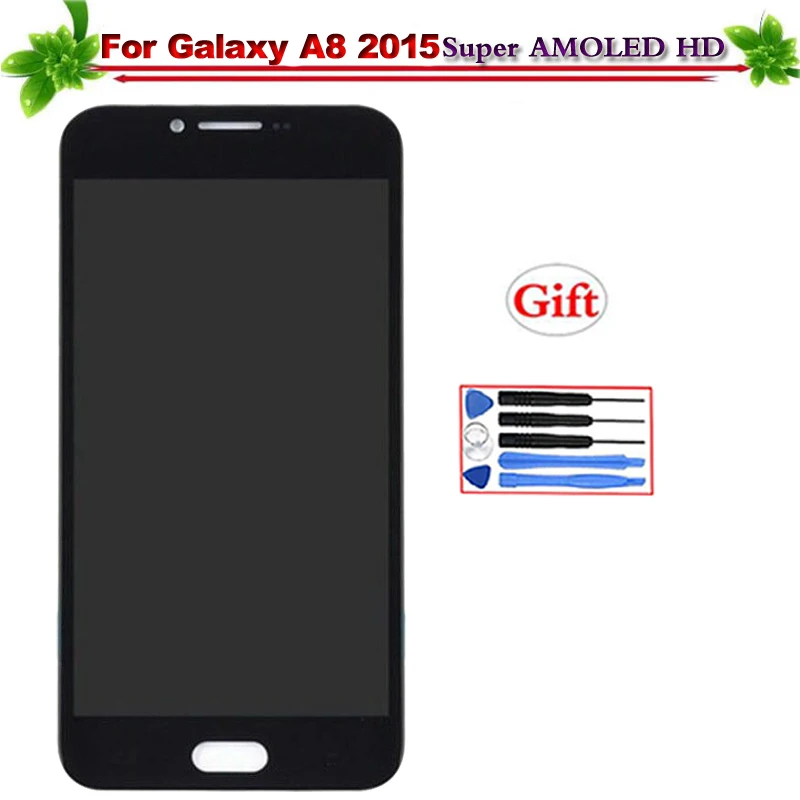 

100% Tested for Samsung Galaxy A8 A800 A8000 A800F LCD Display Touch Screen Digitizer Assembly Replacement Super Amoled for A8