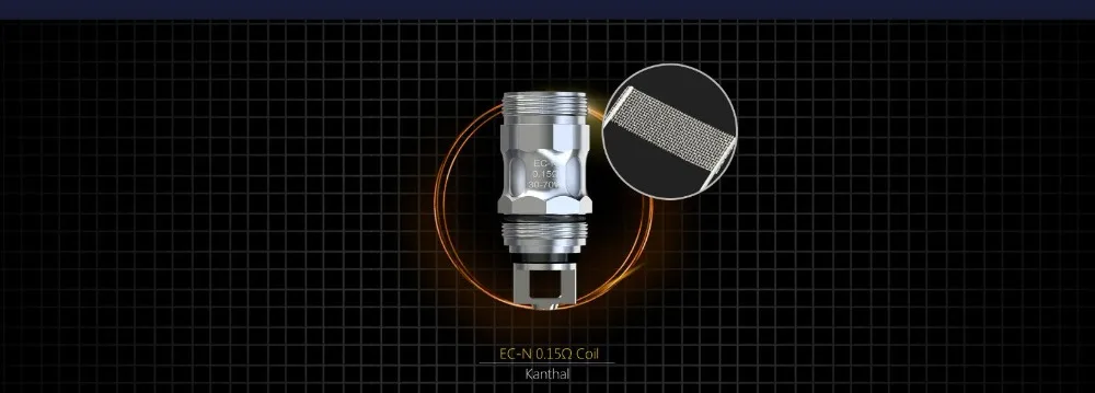 5 шт./лот Eleaf EC-M EC-N 0.15ohm катушки EC M EC N замены головки испаритель подходит для MELO iJust блока управления двигателем распылитель