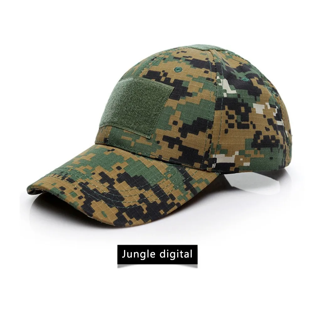 Adjustable Baseball Cap Tactical Summer Sunscreen Hat Camouflage Military Army Camo Airsoft Hunting Camping Hiking Fishing Caps