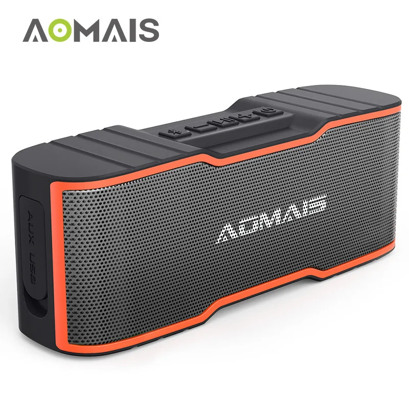 AOMAIS Sport II Mini Portable Bluetooth Speakers with 10W Superior Sound Built-in Mic Bluetooth 4.2 Wireless Waterproof Speaker AOMAIS Sport II Mini Portable Bluetooth Speakers with 10W Superior Sound Built-in Mic Bluetooth 4.2 Wireless Waterproof Speaker