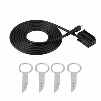 

6000 CD MP3 Audio Input Aux Cable Adapter For Ford/Focus/ Mondeo +4 Removal Keys