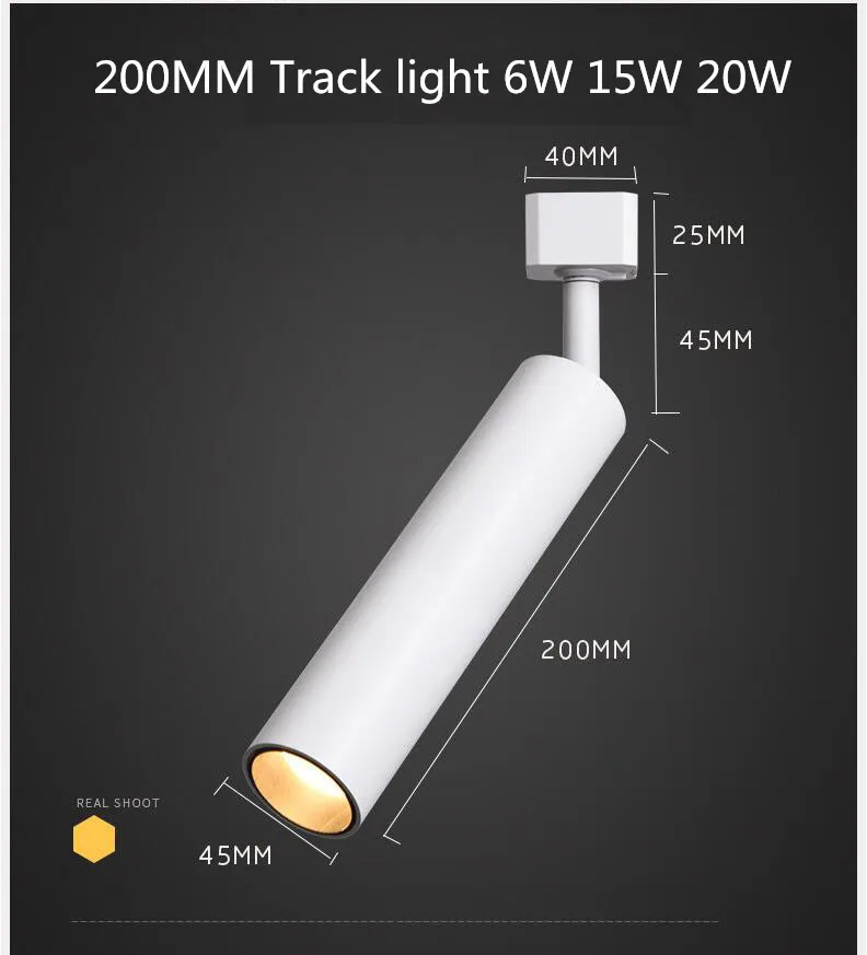 6 Вт 14 Вт 24 Вт светодиодный COB светильник поверхностного монтажа AC85-265V Регулируемый 360 градусов точечный светодиодный потолочный светильник