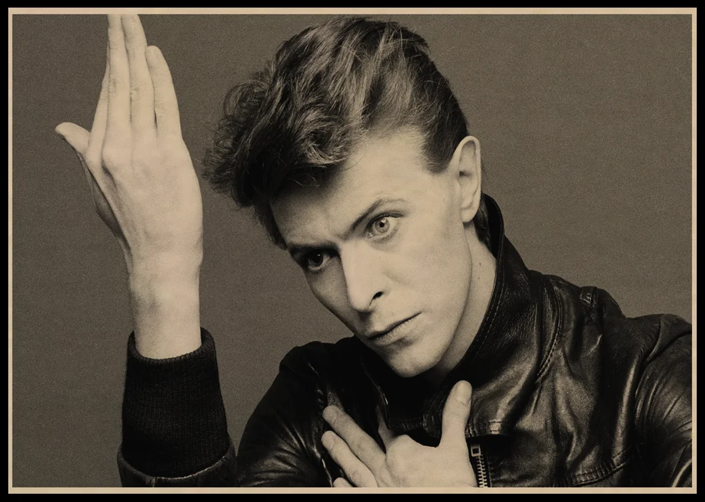 Постер Rock Singer David Bowie винтажная крафт бумага для рок музыки плакат кафе креативная