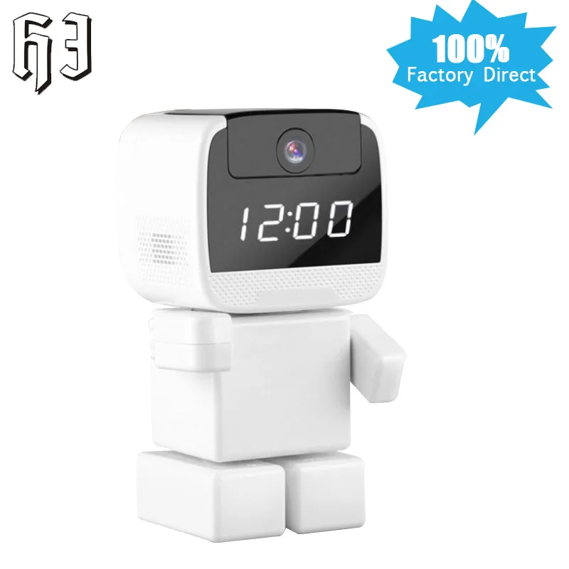 

VStarcam 960P HD Wireless Robot IP Camera Wi-fi Network Night Vision Clock Mini Camera WIFI 1.3MP Baby Monitor Security CCTV P2P