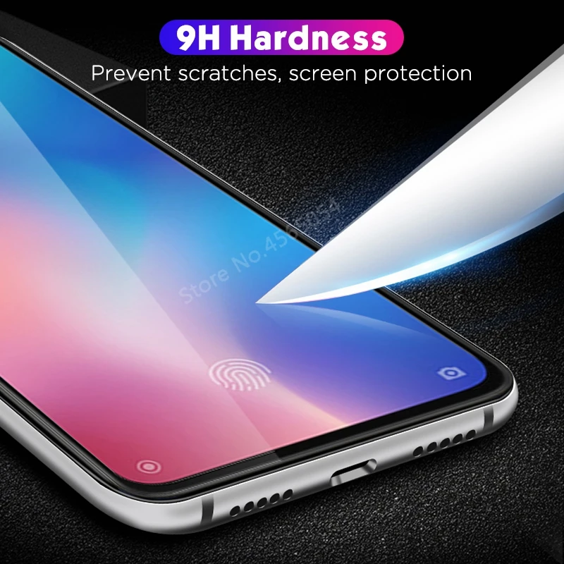 Mi9 полное покрытие стекло для Xiaomi Mi8 SE Защитная пленка экрана Mix2 Max 3 Pro Note3 модная