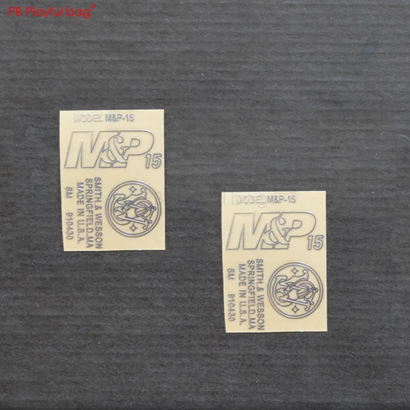 

Outdoor CS DIY M&P Metal Sticker JinMing 9 M4 Smith Wilson Electric Water Bomb ldt416 Lehui AK UMP L62