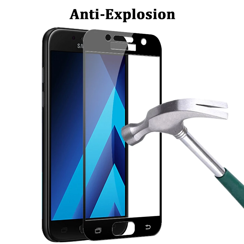 Полное покрытие, закаленное стекло для samsung galaxy a5, защита экрана на samsun galxy a 5 5a a51028, защитная пленка 9h