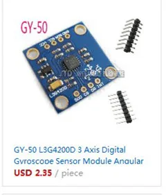 1 шт. GY-801 10DOF 9-Axis индикатор отношения L3G4200D ADXL345 HMC5883L BMP180 модуль заменить BMP085