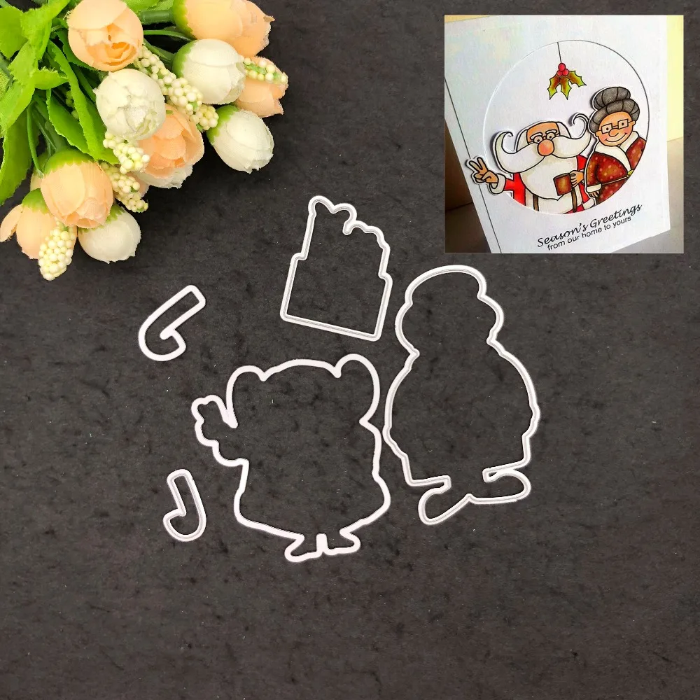 

ForeWan New Grandma Grandpa Cutting Dies Scrapbooking Stamp Metal Dies New 2019 Craft Alina Craft Store Dies Cut 2019 Alinacraft