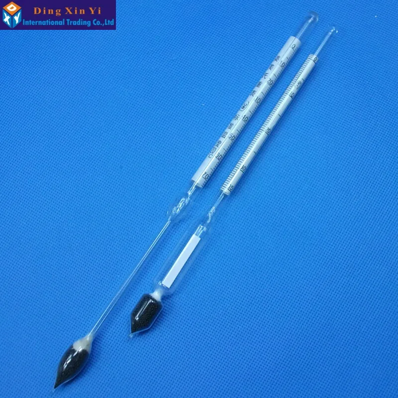 2PCS/lot 0-70 glass hydrometers Baume Hydrometer baume scale Free shipping