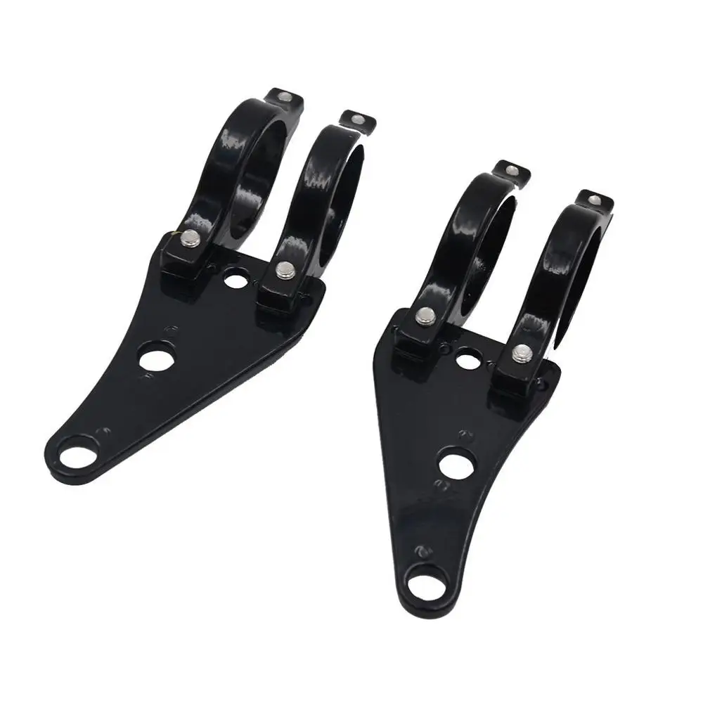 

Motorcycle Motorcycle Black 35Mm Turn Signal Headlight Clamps Forks Mount Stand Heard Chopper Cafe Run