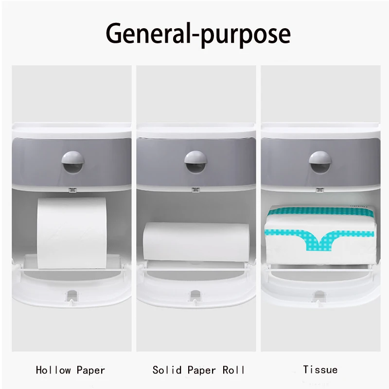 ECOCO креативный диспенсер для туалетной бумаги, коробка для туалетной бумаги с выдвижным ящиком, настенное крепление, водонепроницаемый органайзер для хранения пространства в ванной комнате