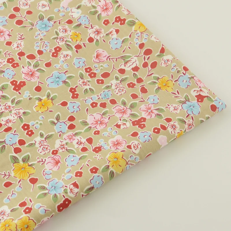 2016 Floral Designs Brown 100% Cotton Fabric Twill Decoration Home Textile Tela Scrapbooking Tissue Bedding Quilting Patchwork 2016 Floral Designs Brown 100% Cotton Fabric Twill Decoration Home Textile Tela Scrapbooking Tissue Bedding Quilting Patchwork