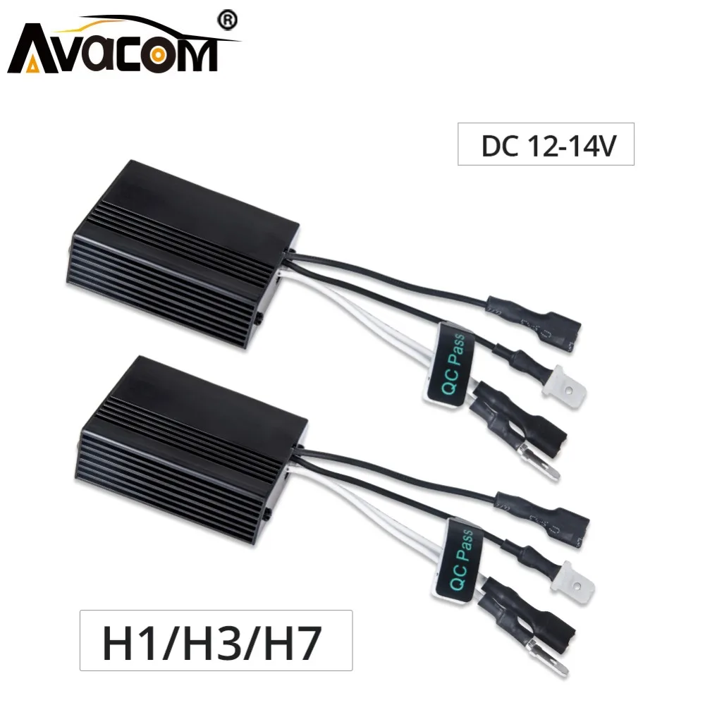 Avacom 2 шт. светодиодный автомобильный декодер Canbus H1 H3 H7 H11 12 В фотоэлемент и